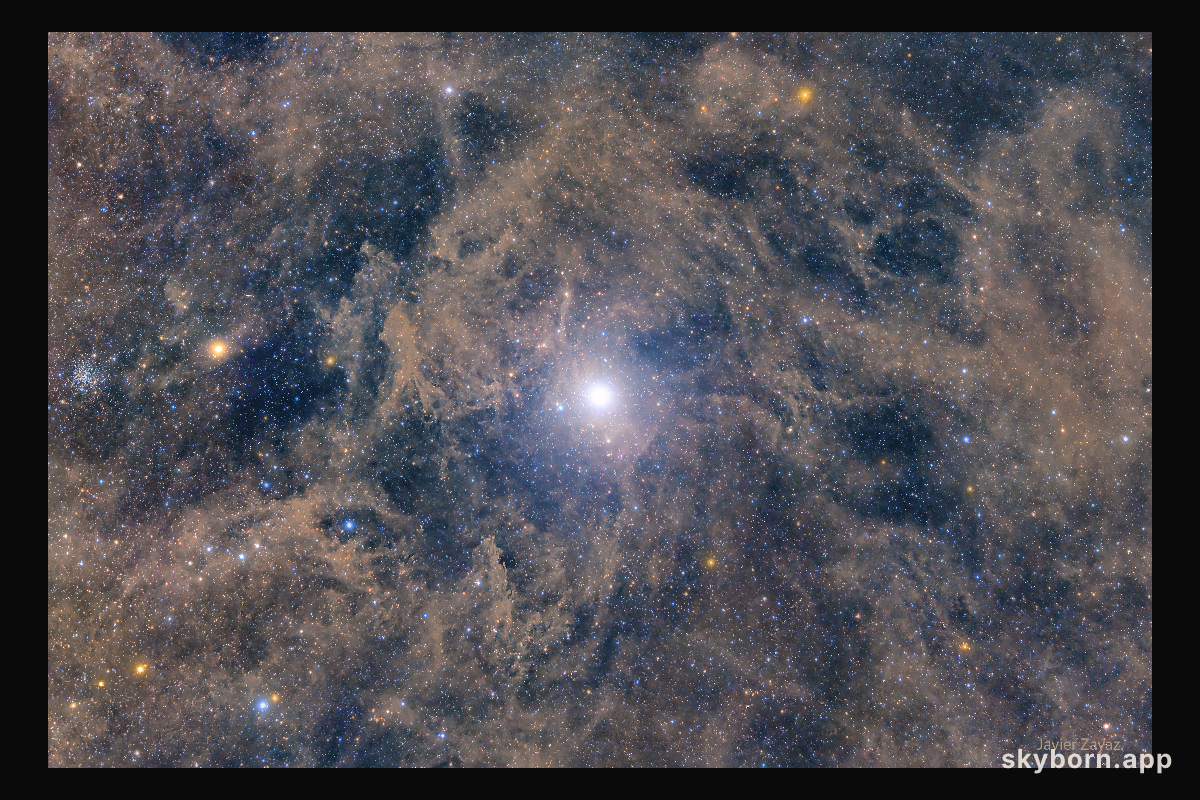 North Star: Polaris and Surrounding Dust