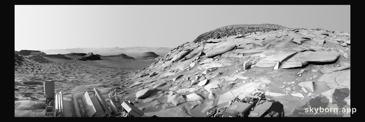 Flat Rock Hills on Mars