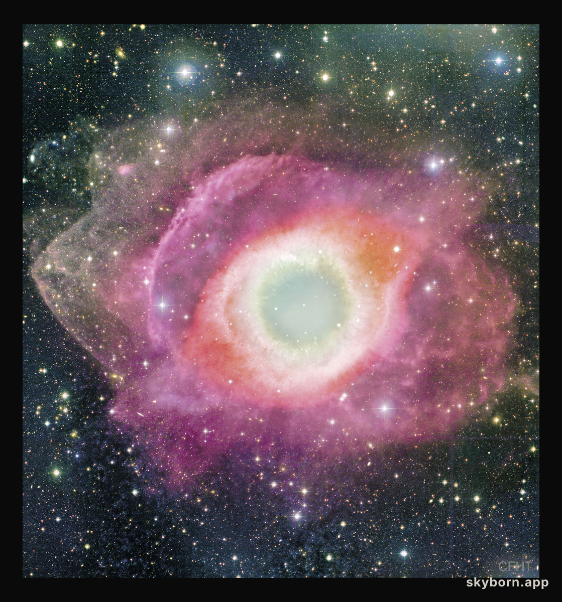 The Helix Nebula from CFHT