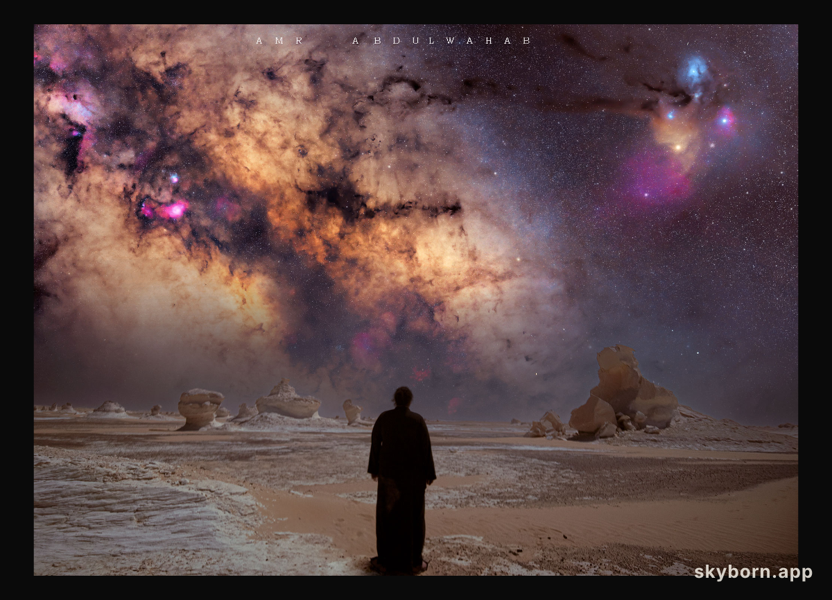 Milky Way over Egyptian Desert