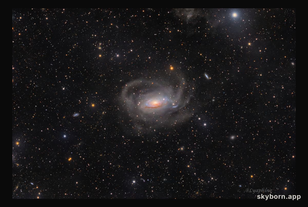 Curly Spiral Galaxy M63