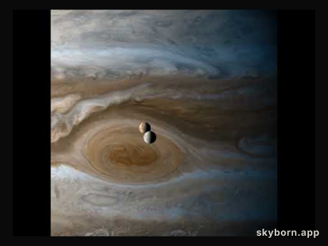 Moons Across Jupiter