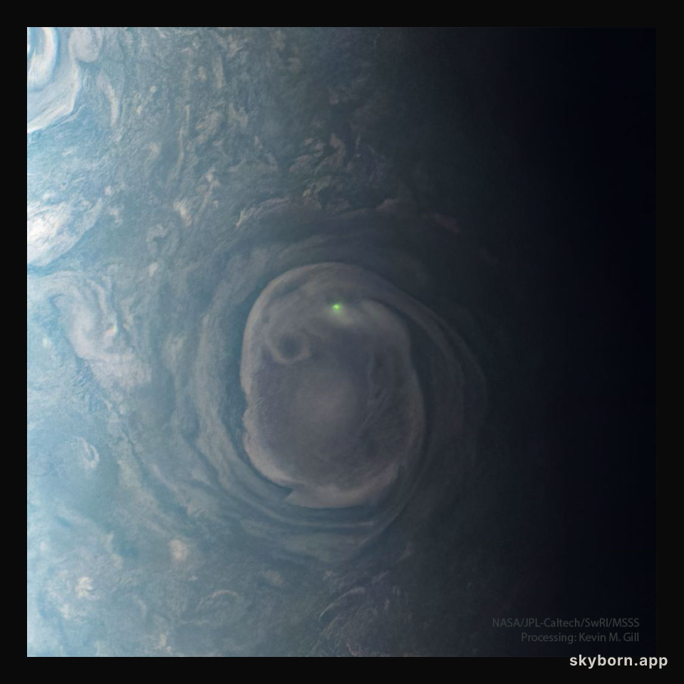 Lightning on Jupiter