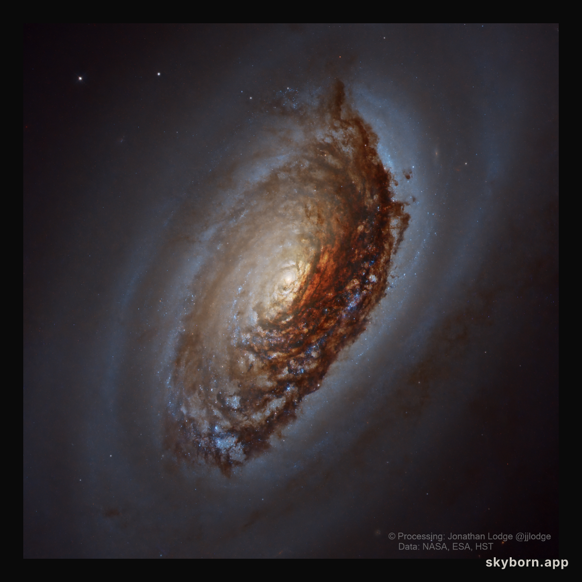 M64: The Black Eye Galaxy Close Up