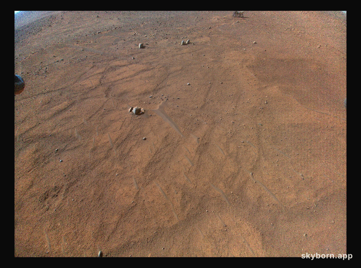 Five Meters over Mars