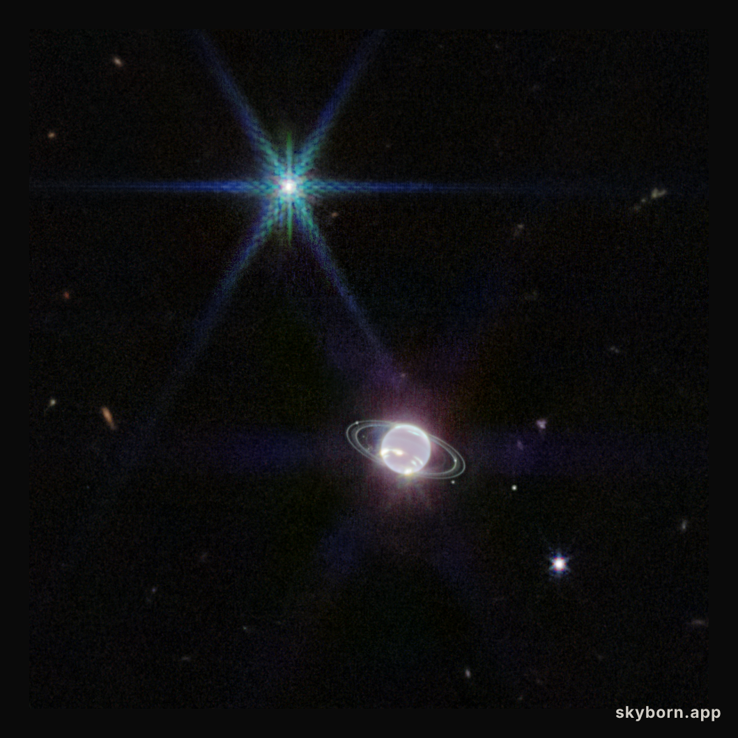 Ringed Ice Giant Neptune