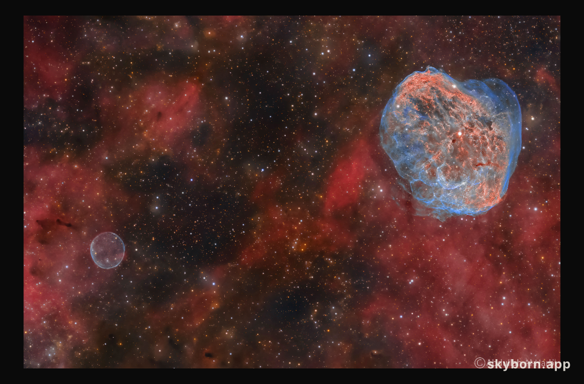 Cygnus: Bubble and Crescent