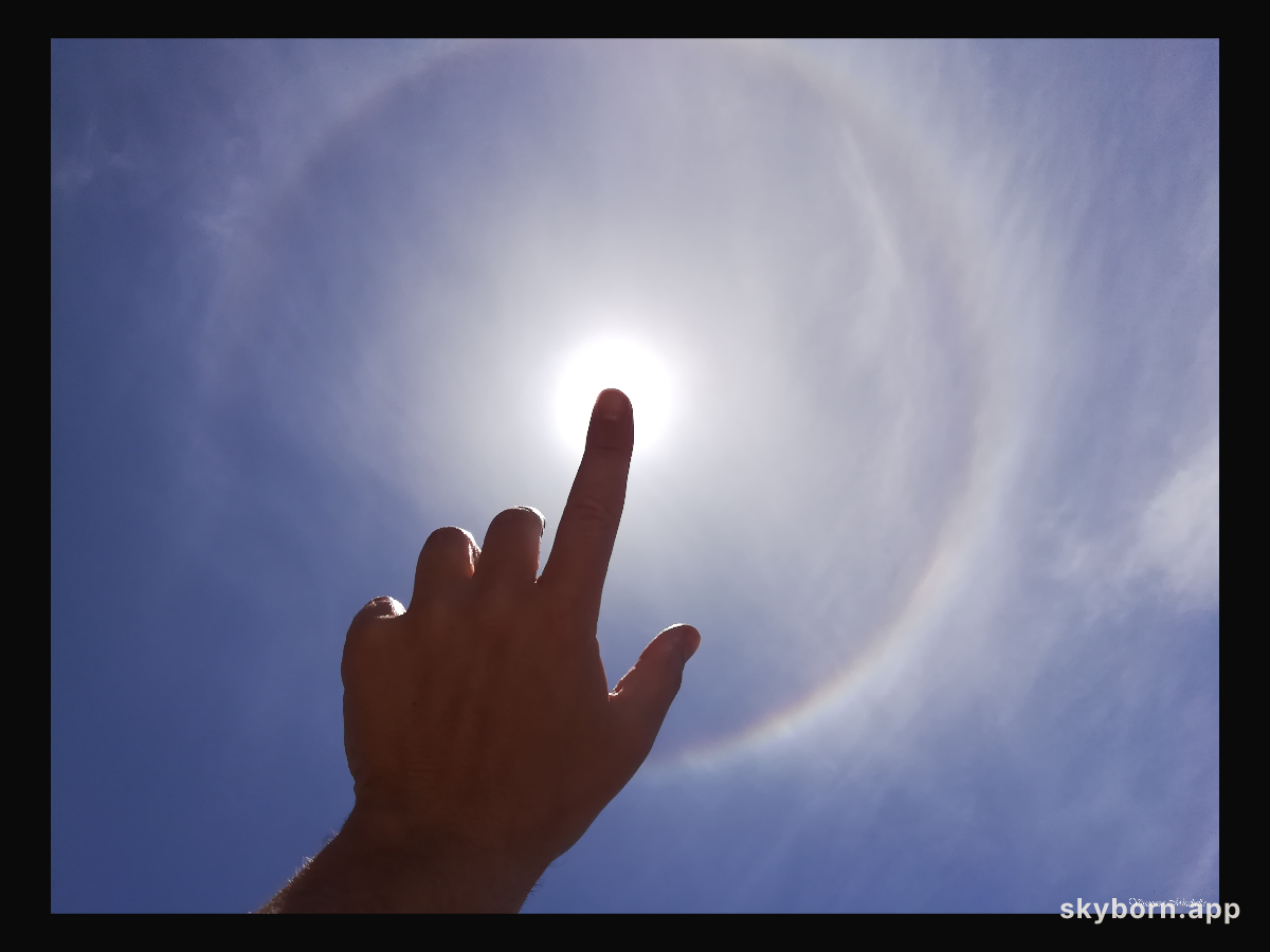 Circular Sun Halo