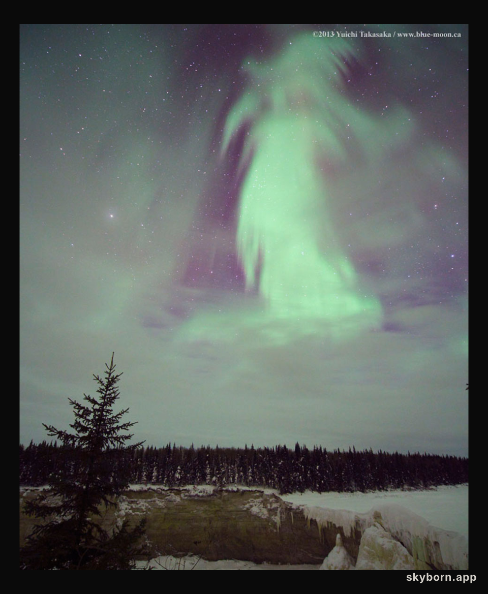 Ghost Aurora over Canada