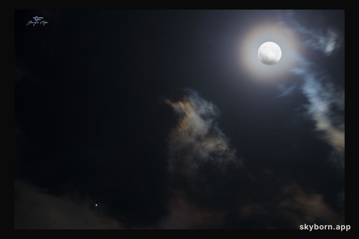 Jupiter by Moonlight