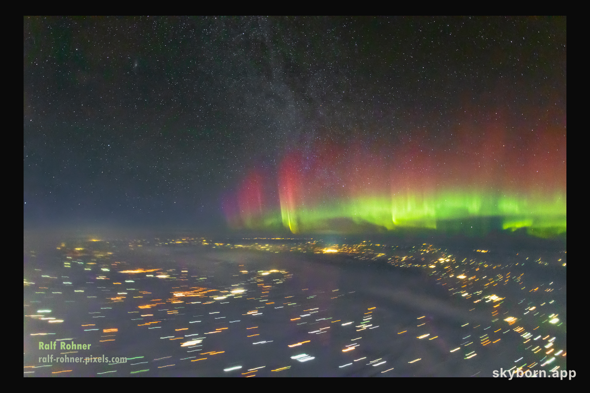 Northern Lights from the Stratosphere