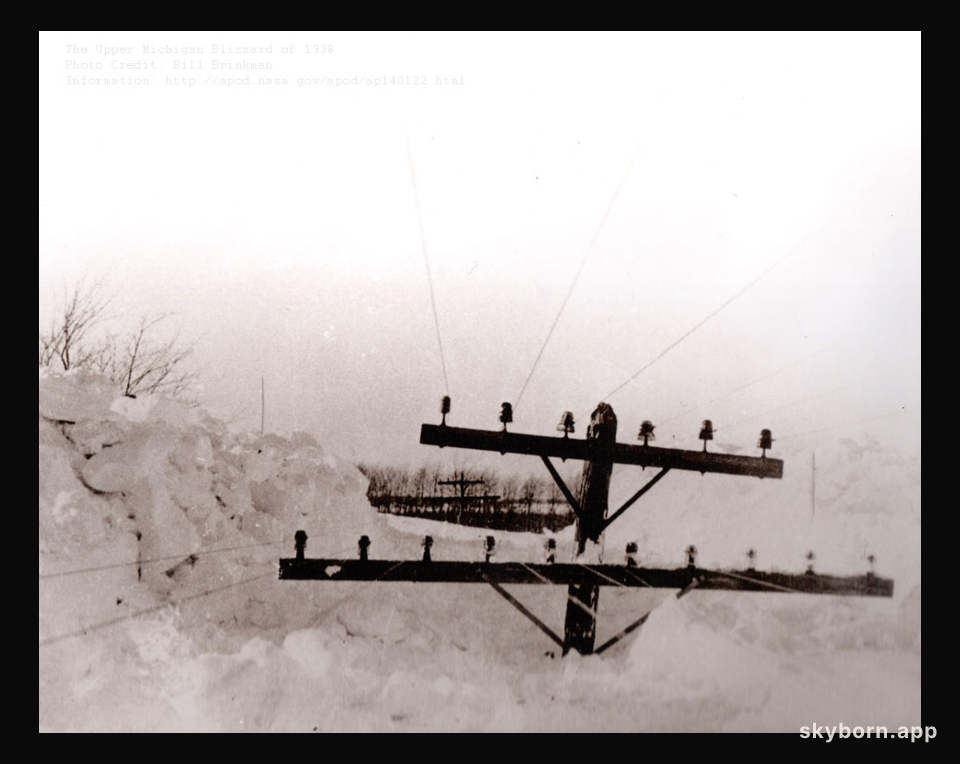 The Upper Michigan Blizzard of 1938
