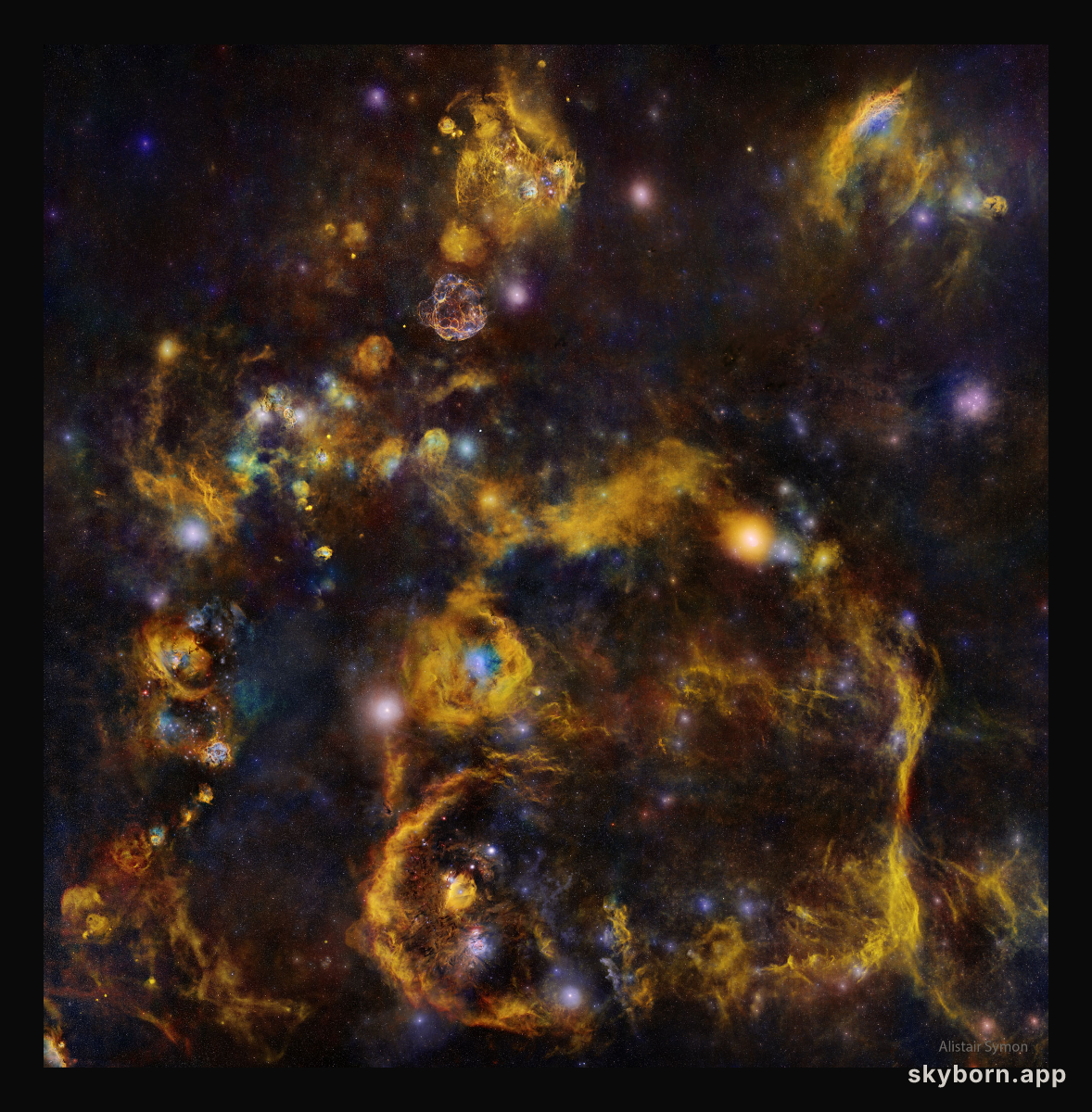 Deep Nebulas: From Seagull to California