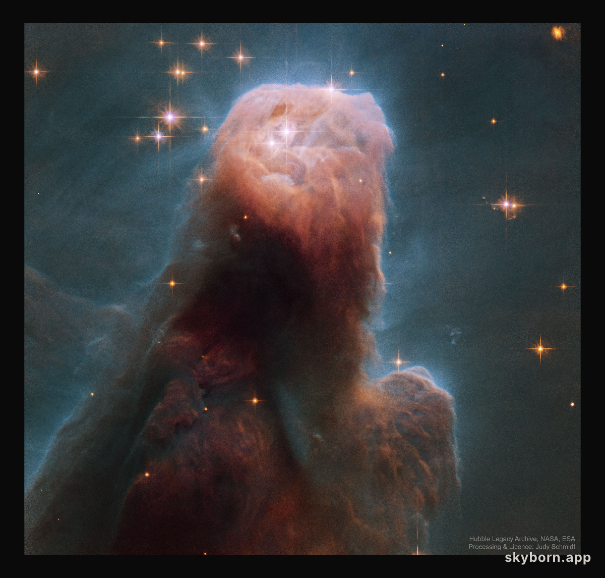 The Cone Nebula from Hubble