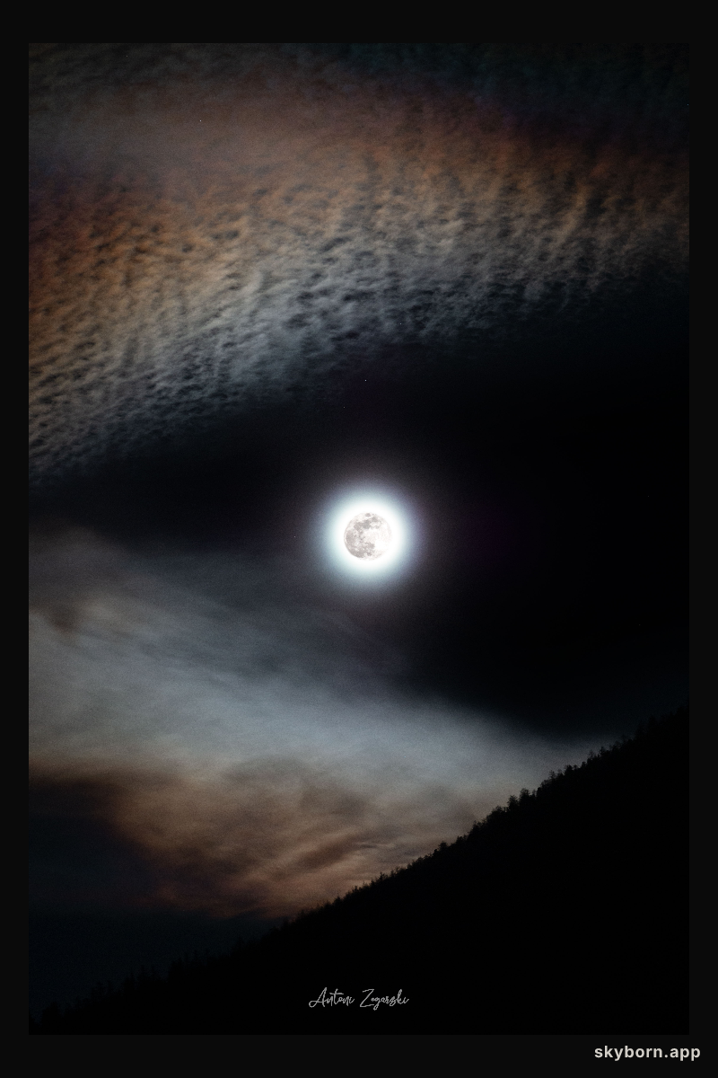 A January Wolf Moon