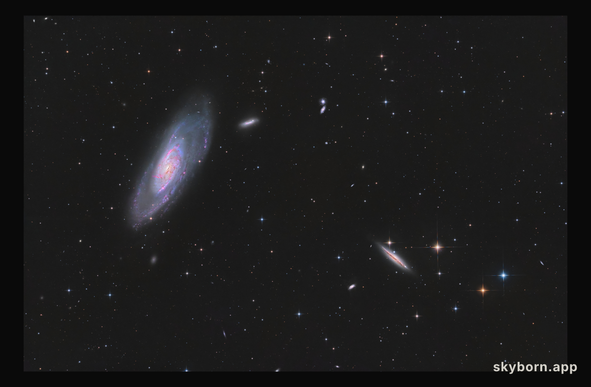A View Toward M106