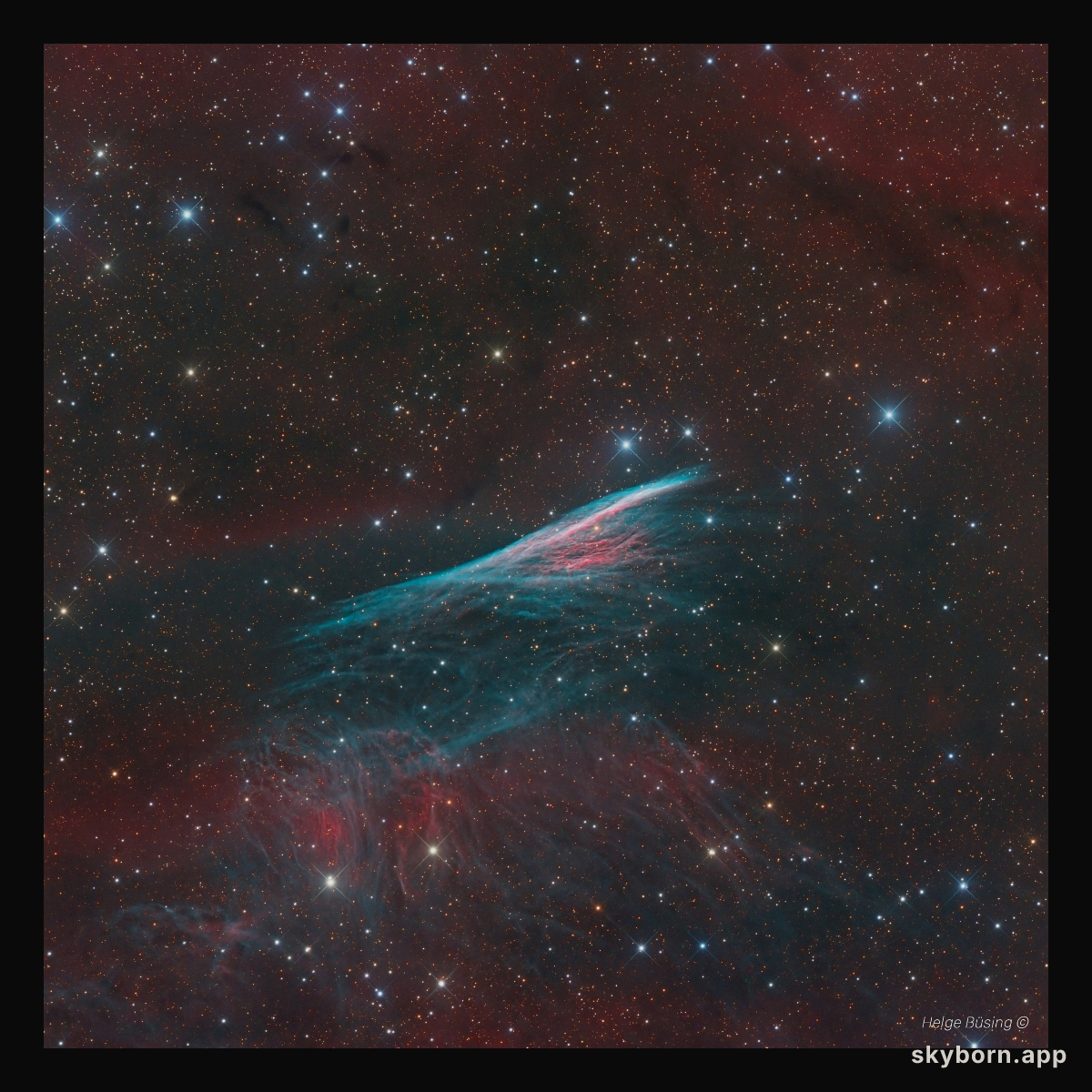 The Pencil Nebula Supernova Shock Wave
