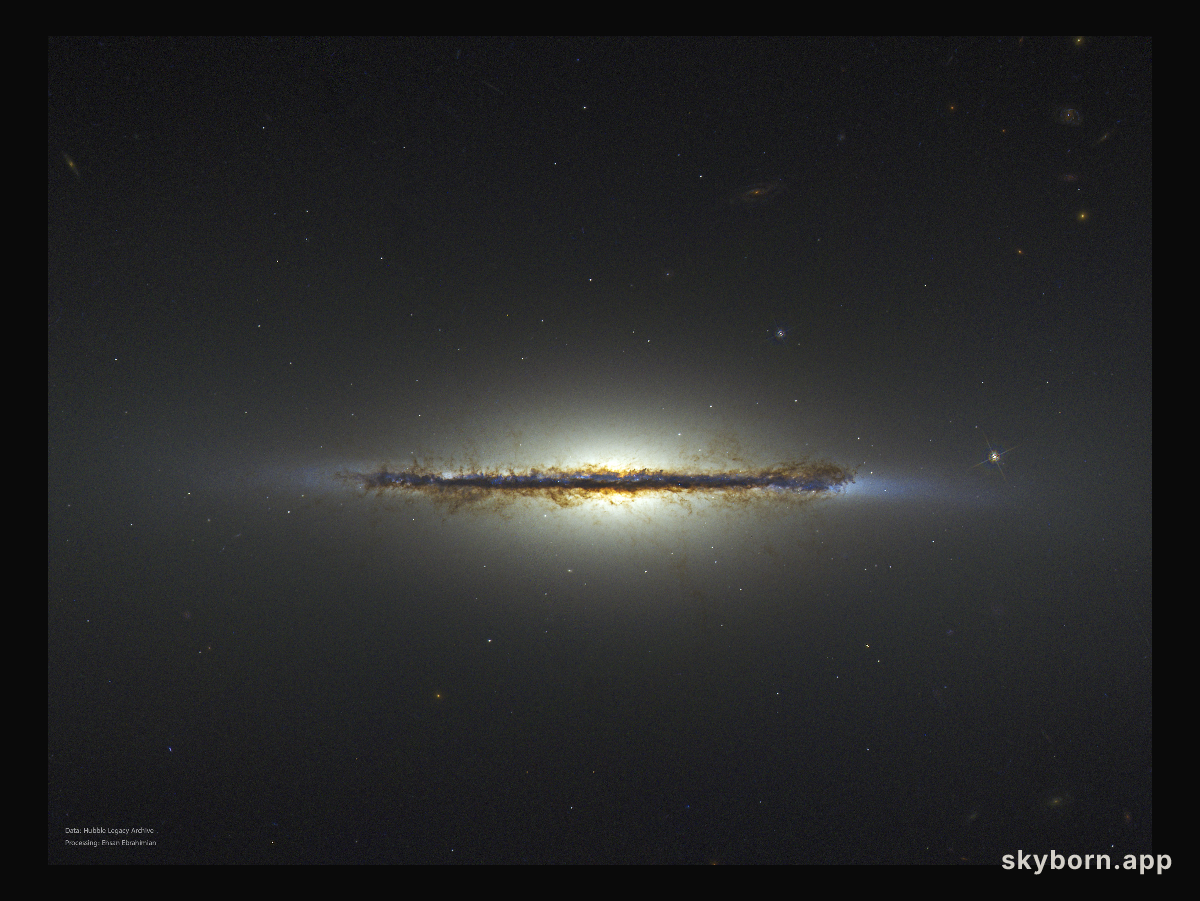 M102: Edge-on Disk Galaxy
