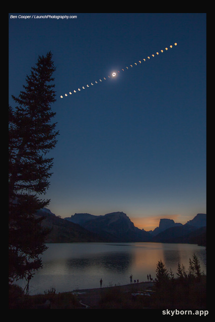 A Total Solar Eclipse over Wyoming