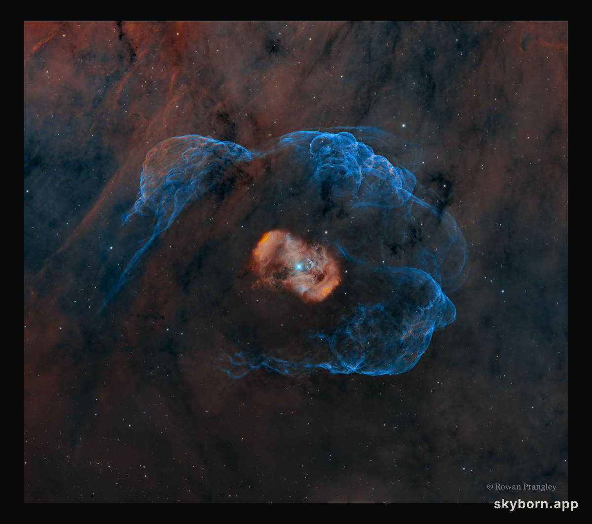 Dragon's Egg Bipolar Emission Nebula