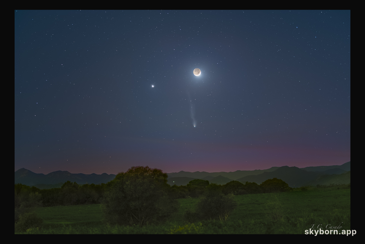 Comet, Planet, Moon