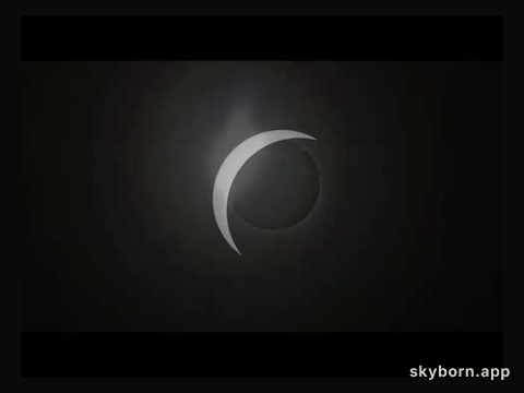 A Total Solar Eclipse from Sliver to Ring