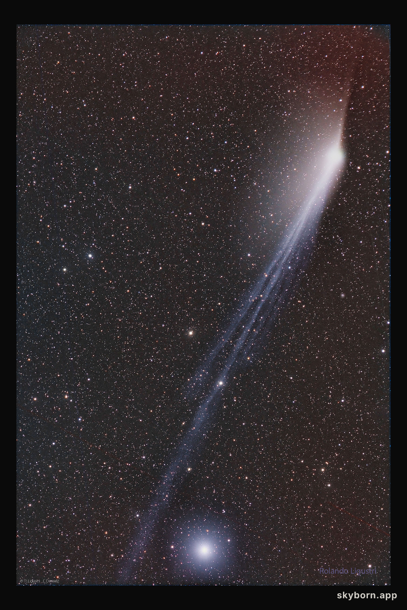 Comet Pons-Brooks Develops Opposing Tails