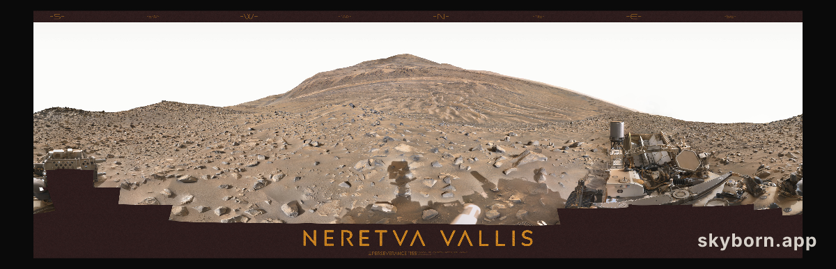 Shadow of a Martian Robot