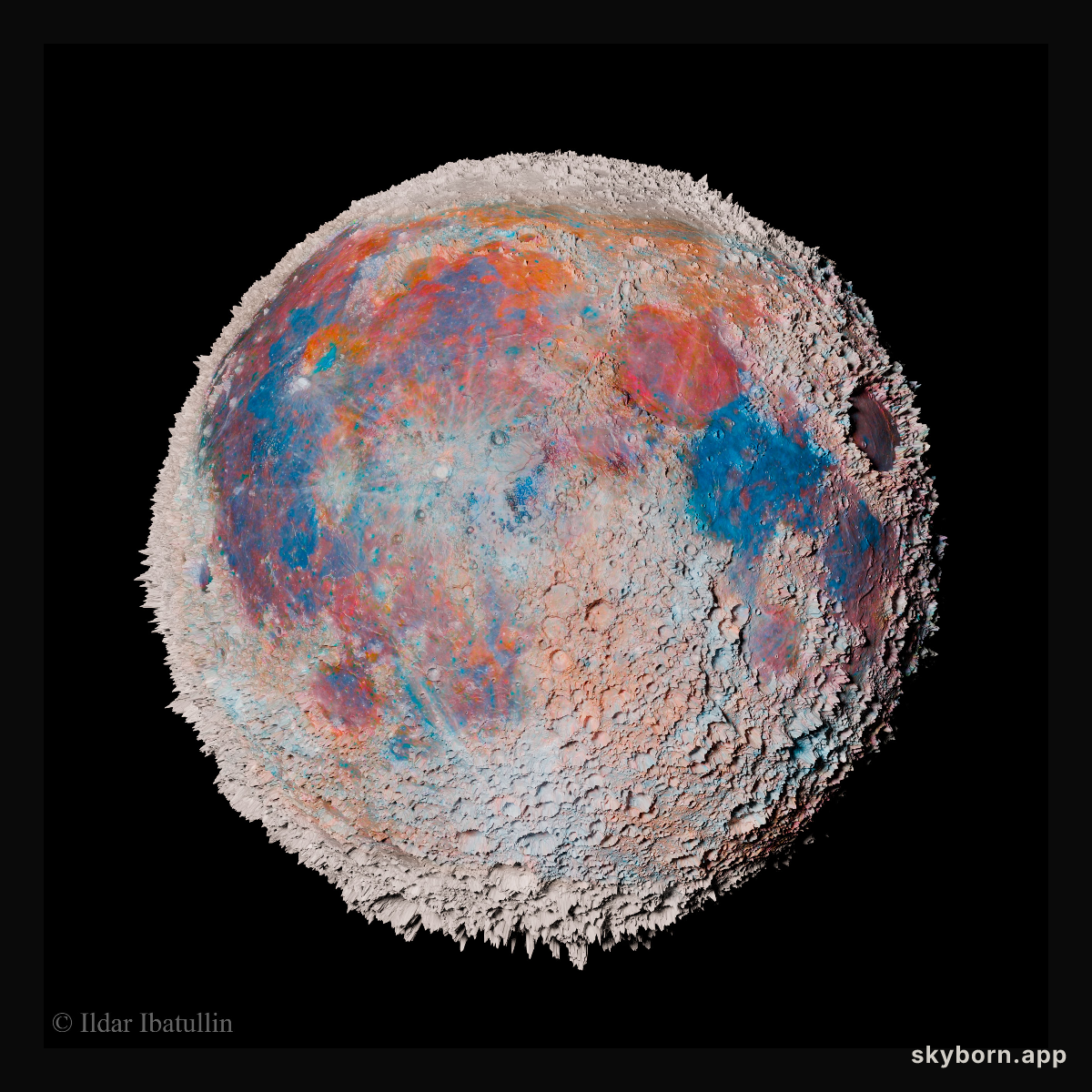 Exaggerated Moon