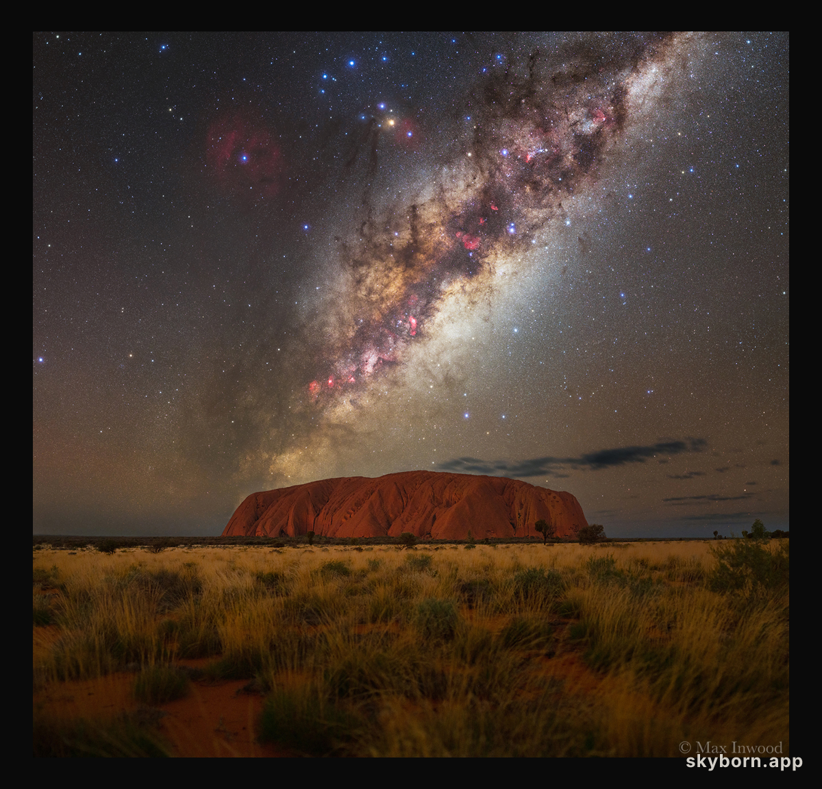Milky Way over Uluru