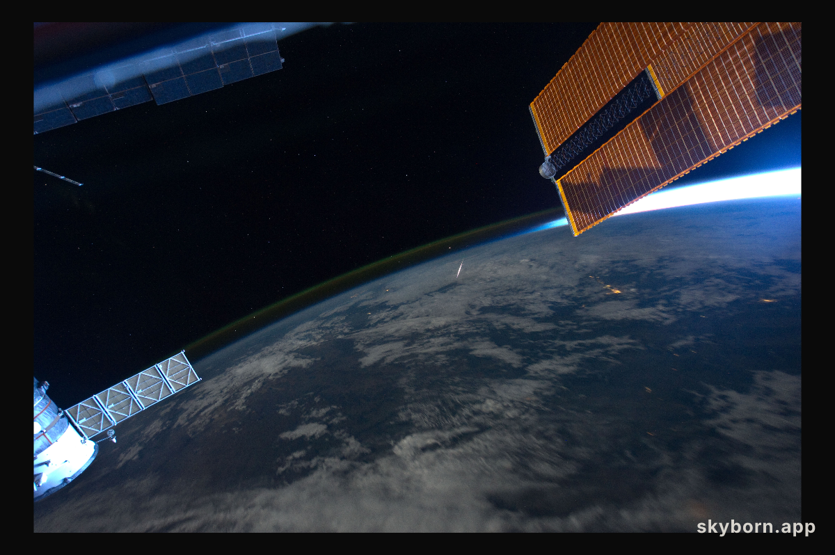 A Perseid Below