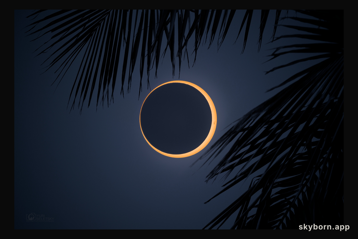 Ring of Fire over Easter Island