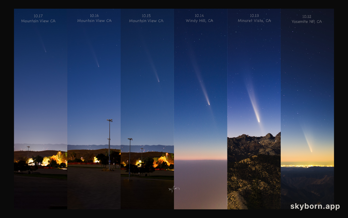 Comet Tsuchinshan-ATLAS Flys Away
