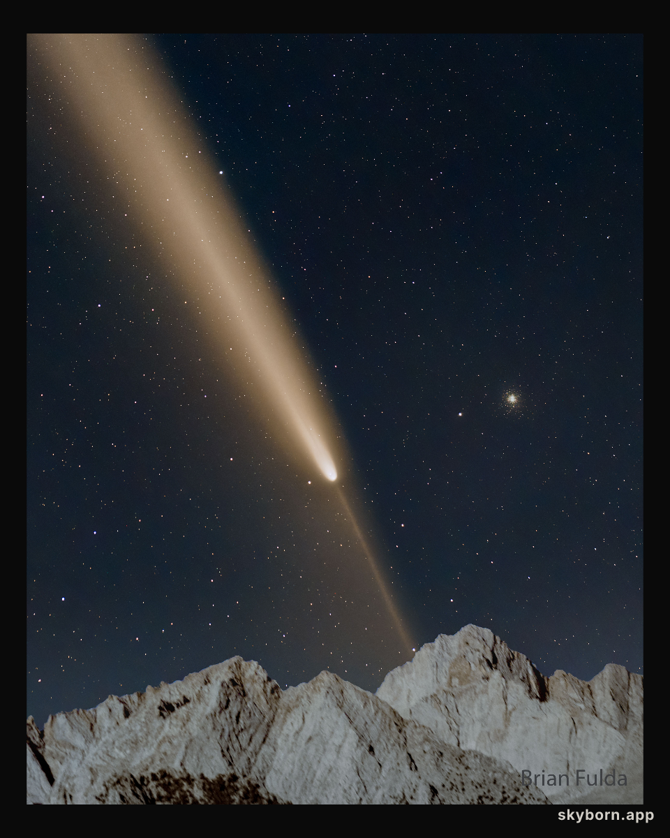 Comet Tsuchinshan-ATLAS over California