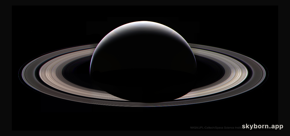 Saturn at Night