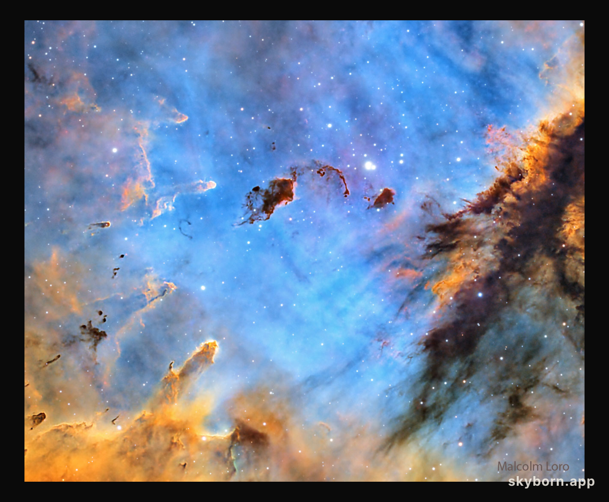 Stars and Dust in the Pacman Nebula
