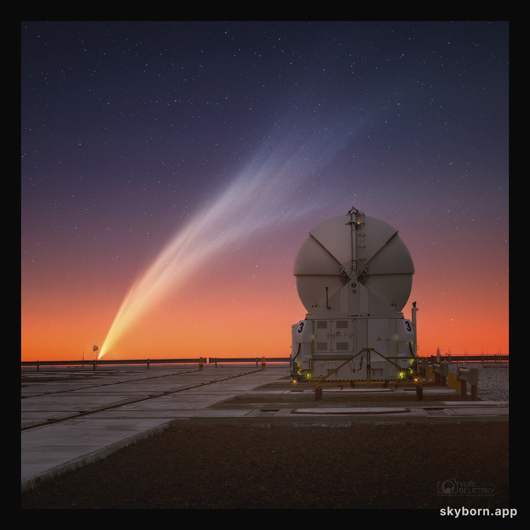 Comet G3 ATLAS: a Tail and a Telescope