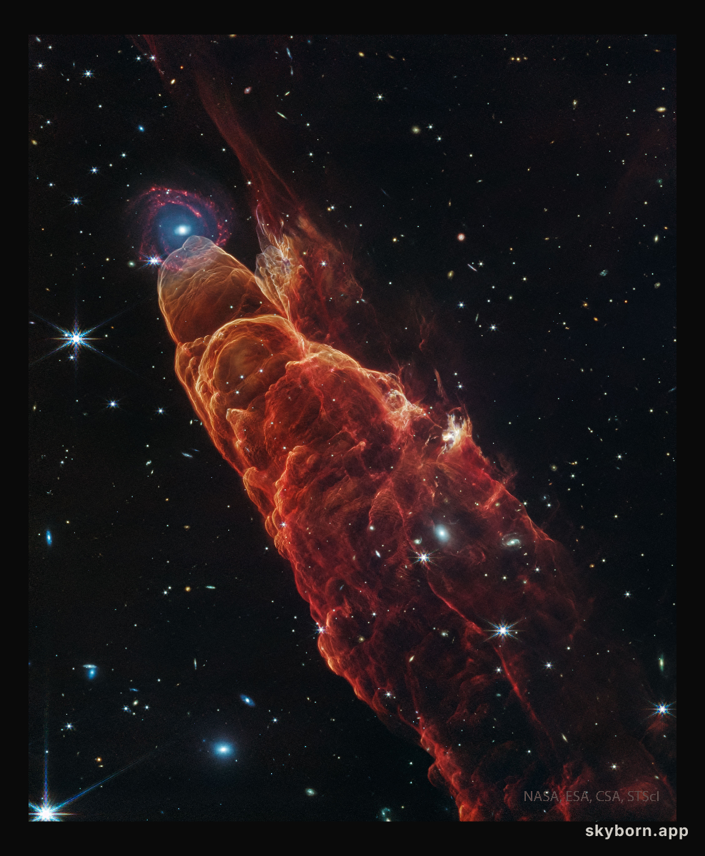 HH 49: Interstellar Jet from Webb