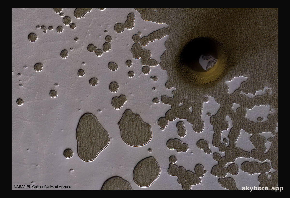 An Unusual Hole in Mars