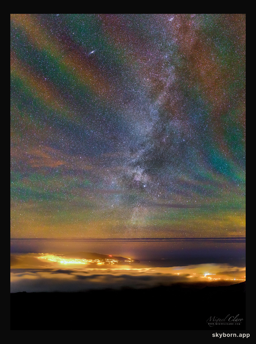 Rainbow Airglow over the Azores