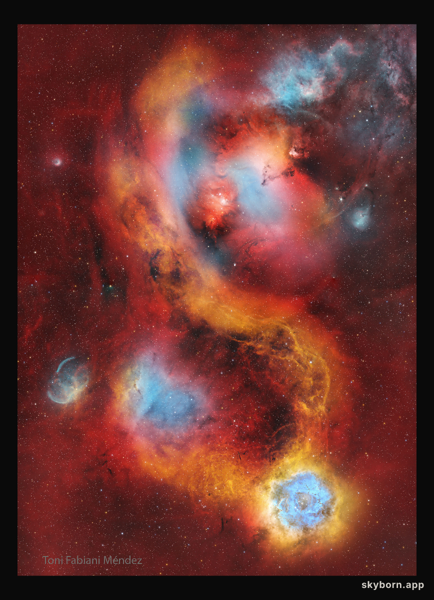 Rosette Nebula Deep Field