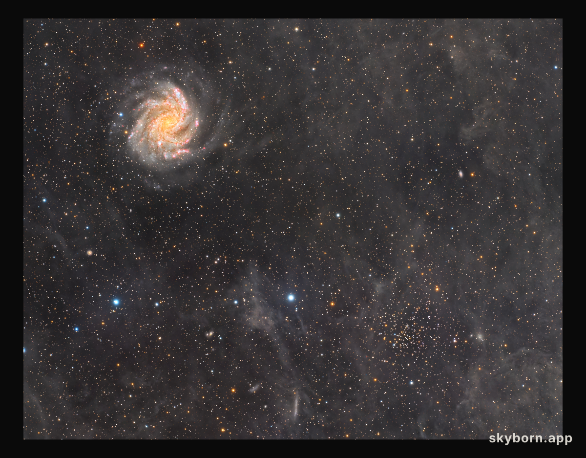 NGC 6946 and NGC 6939