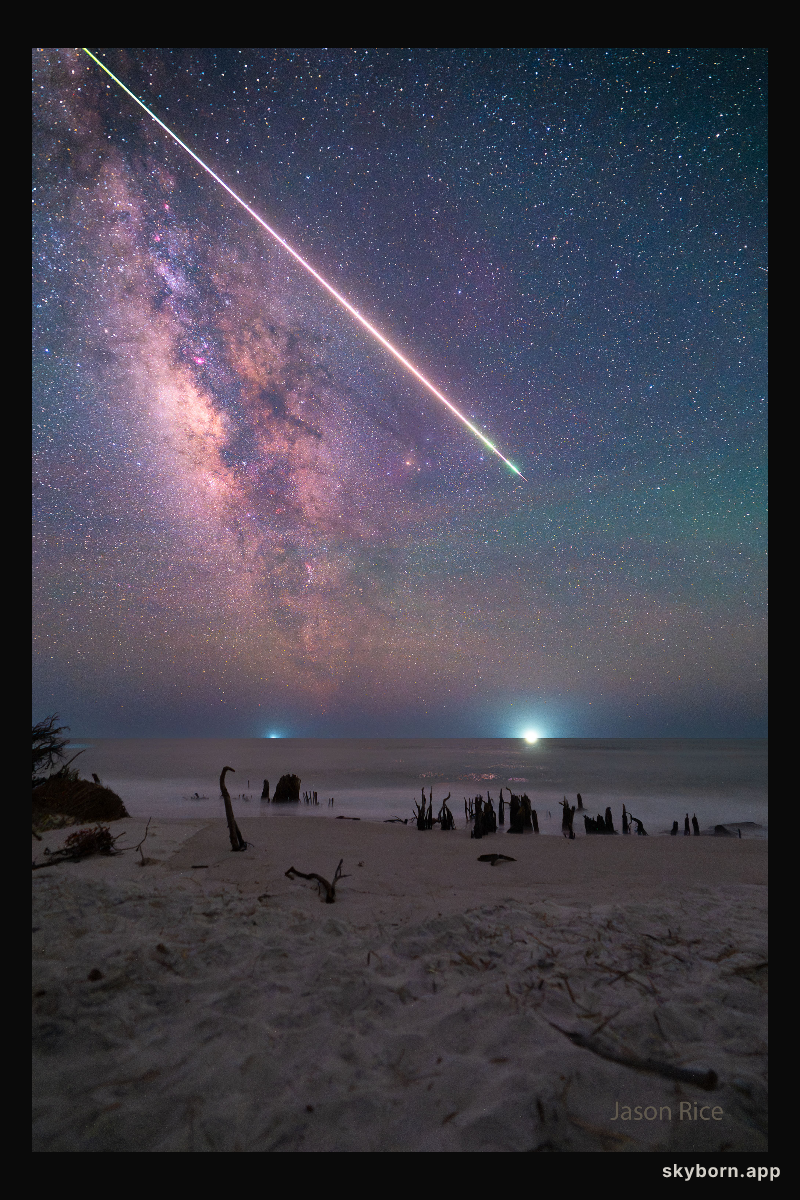 Fireball over Cape San Blas