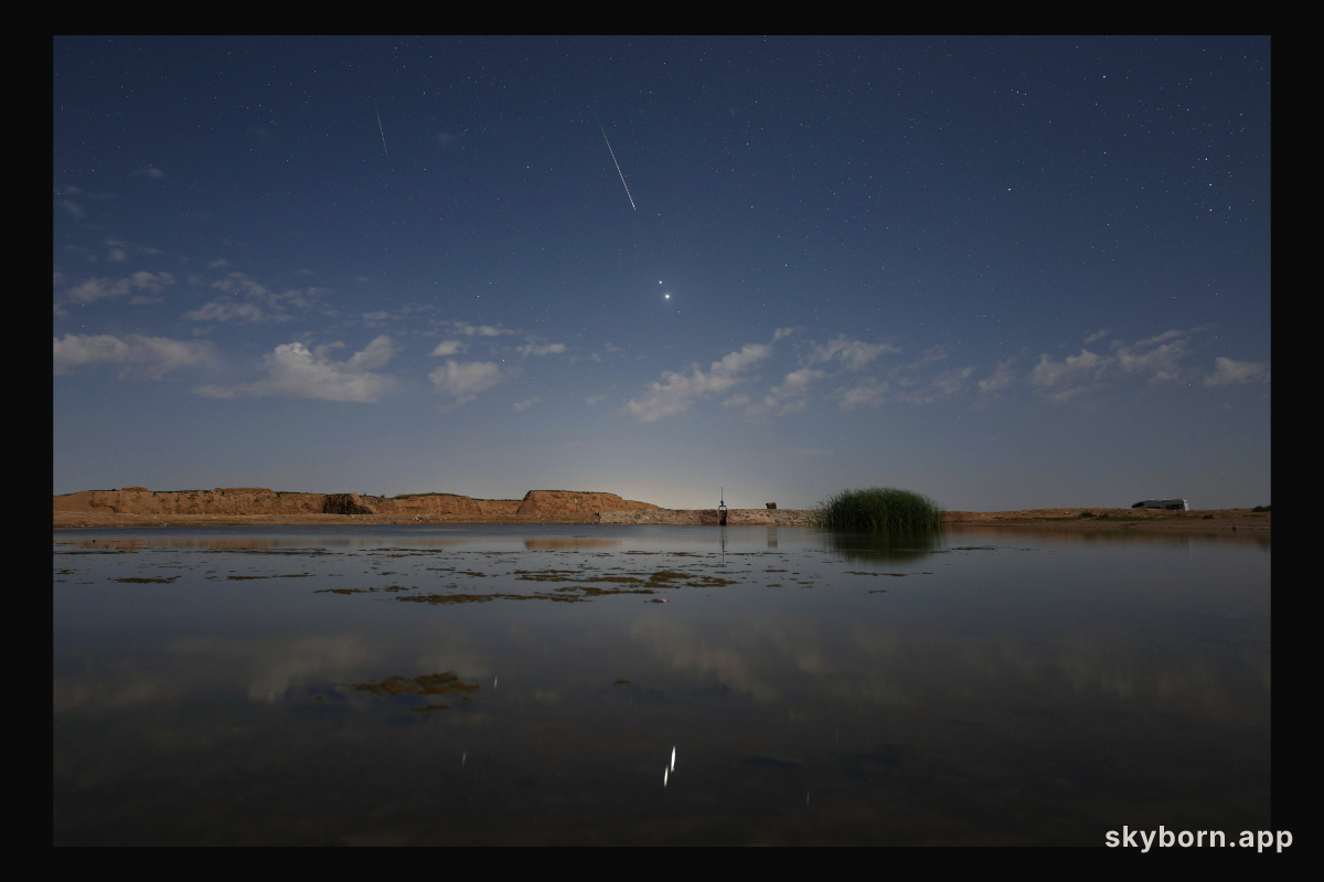 Moonlight, Planets, and Perseids