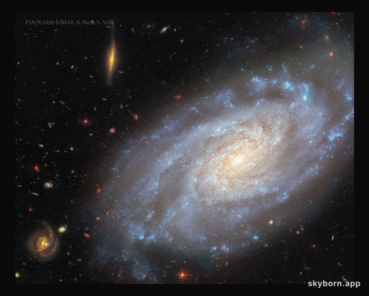 Spiral Galaxy NGC 3370 from Hubble