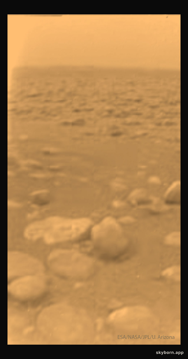 The Surface of Titan from Huygens