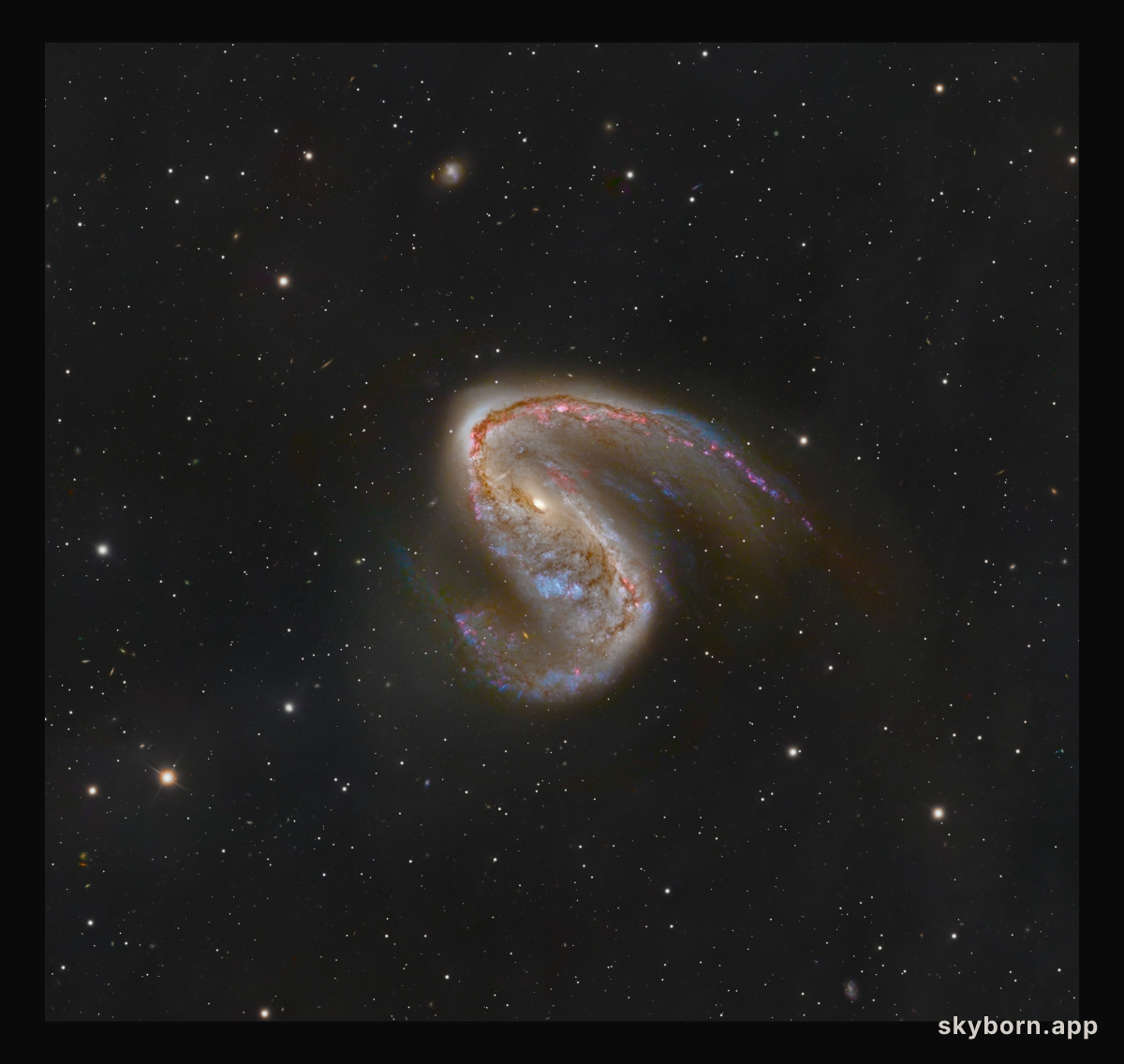 NGC 2442: Galaxy in Volans
