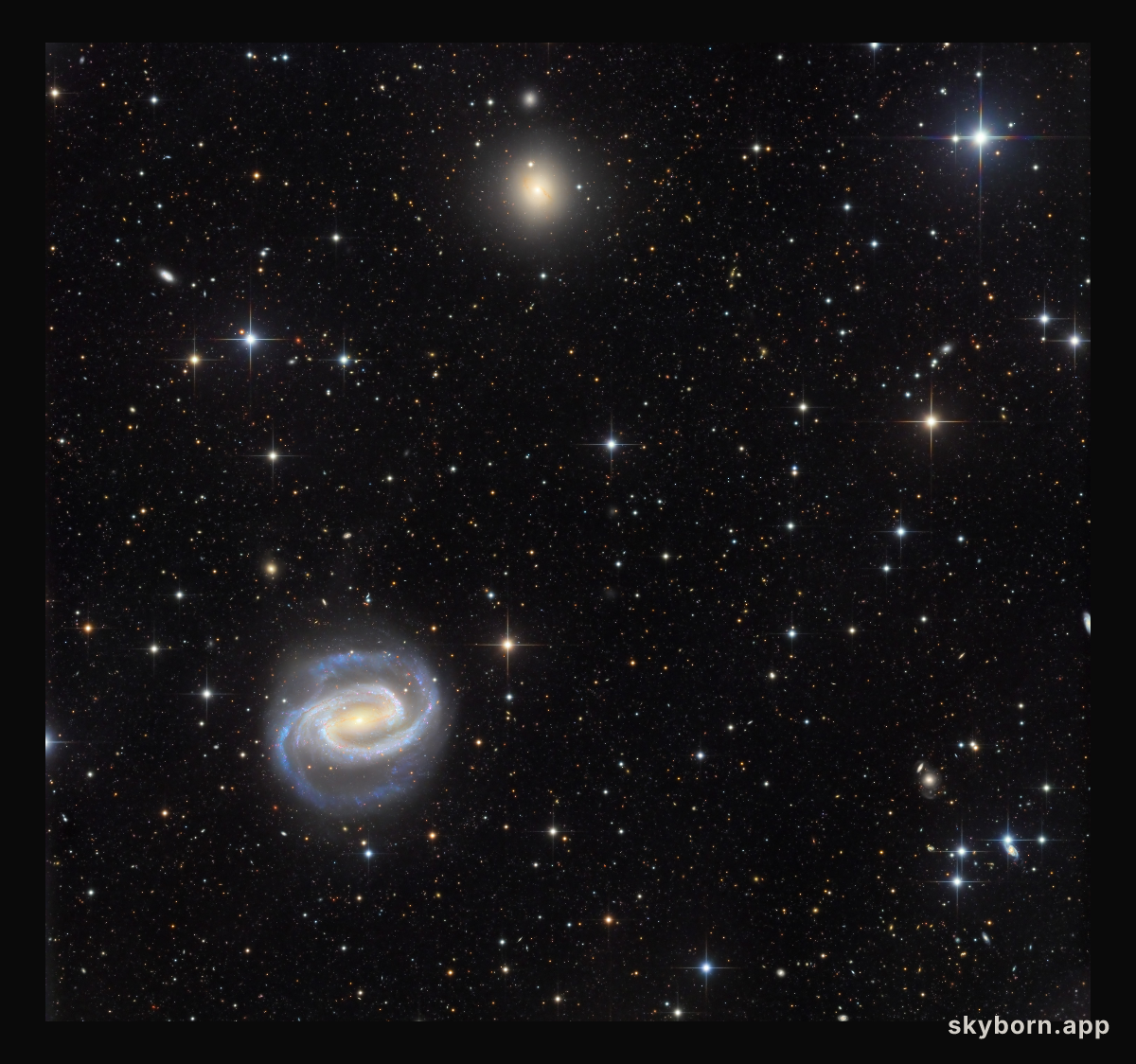 Galaxies in the River: NGC 1300 and NGC 1297