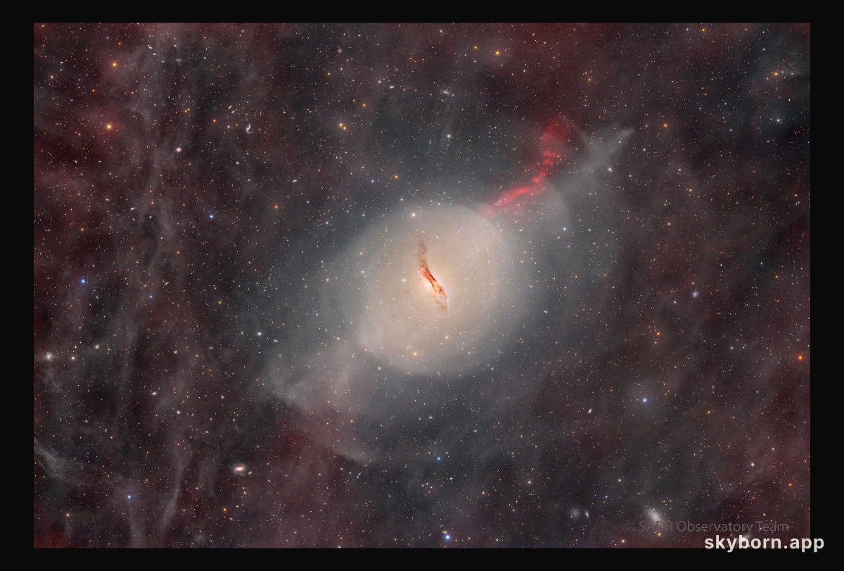 Peculiar Elliptical Galaxy Centaurus A
