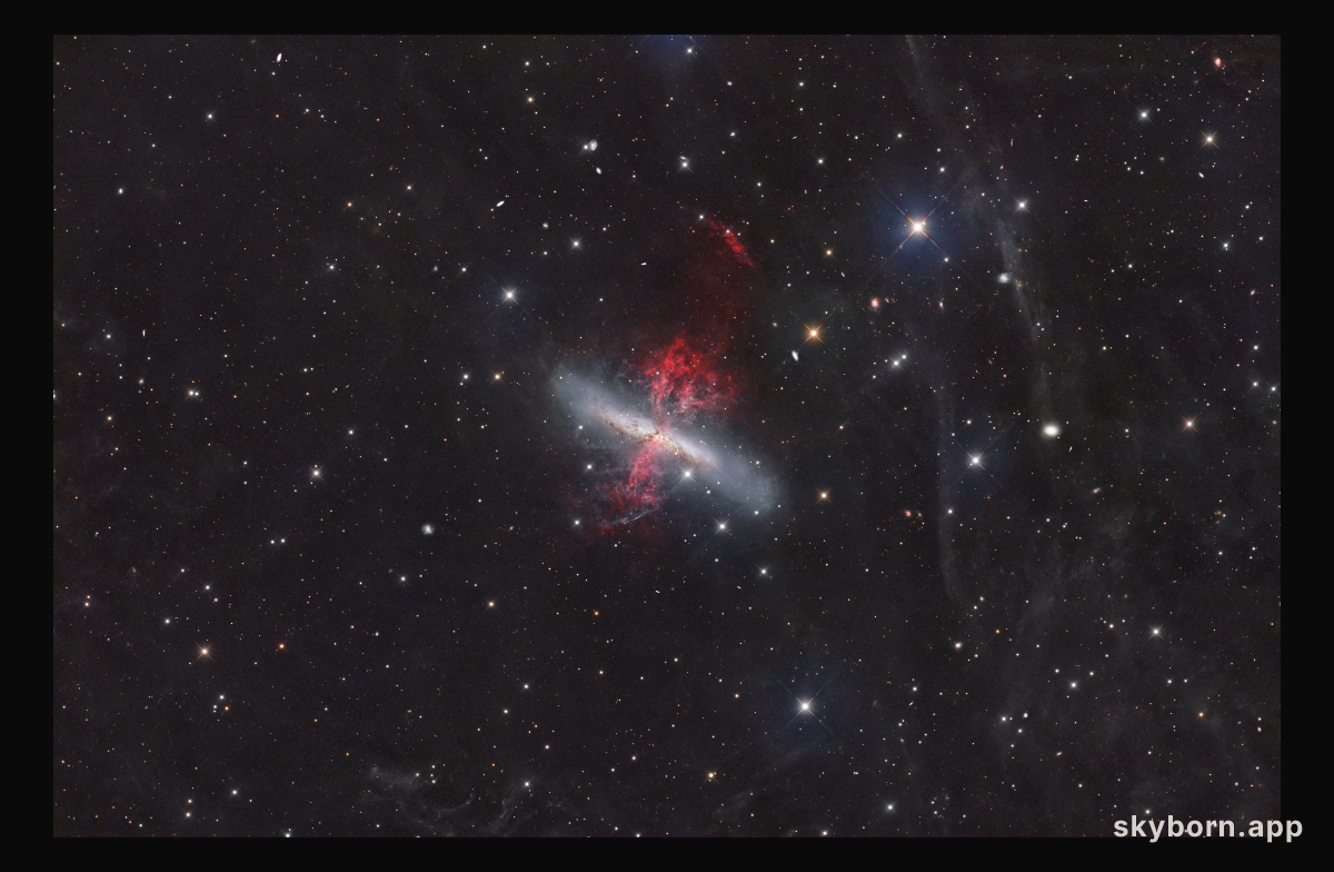 M82: Starburst Galaxy with a Superwind